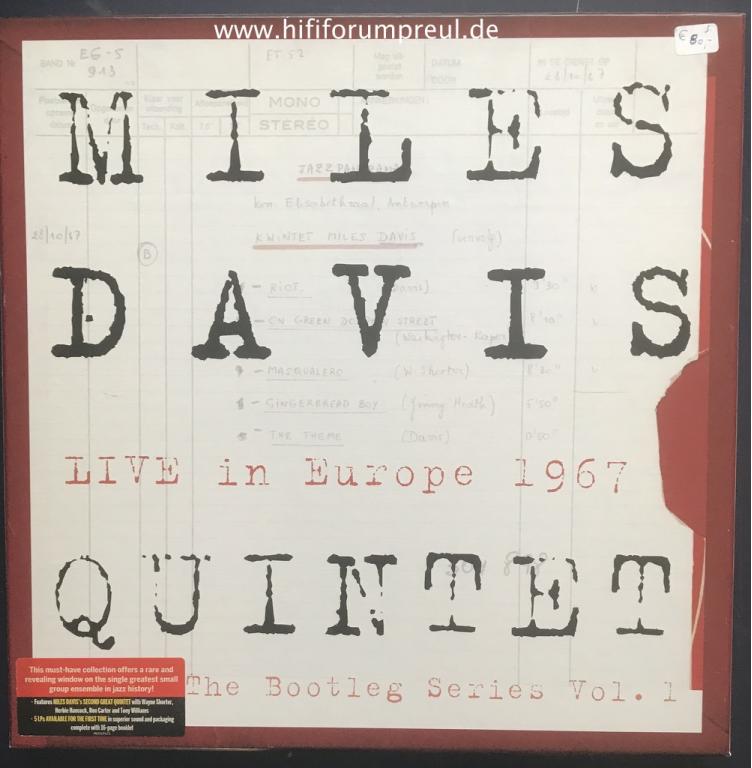 MILES DAVIS QUINTET LIVE IN EUROPE 1967, THE BOOTLEG SERIES VOL. 1