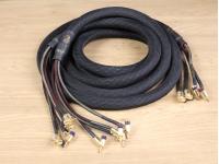 BiFocal highend bi-wired audio speaker cables 3,0 metre