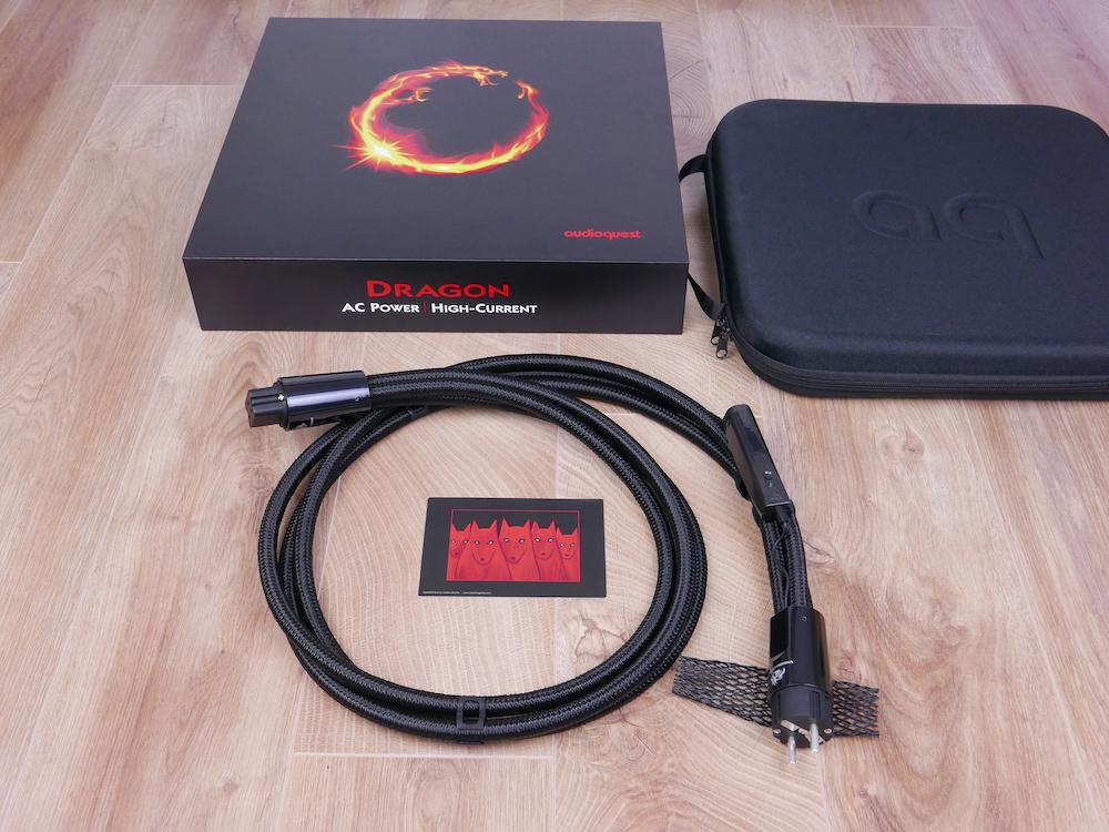 AudioQuest Dragon High Current highend audio power cable C19 1,5 metre