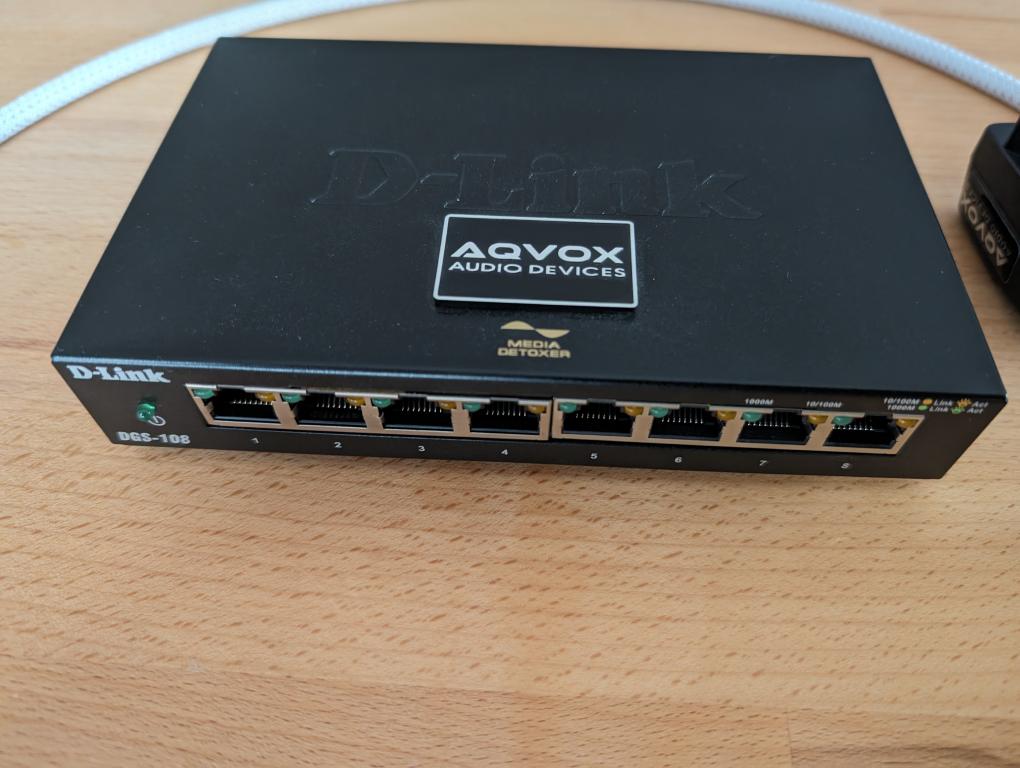 AQVox AQSWITCH SE Audiophile HighEnd Network Switch (9160435422