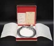 Audio note japan kondo ksl vz ii interconnect cable 1,2m din/l to rca  			