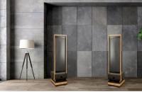 Elektrostatischer Lautsprecher mit Subwoofer