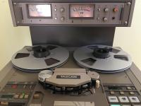 SALE Professional TASCAM ATR-60, on trolley, with bridge, quarter inch, two track, two channels.