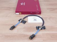 Ruby Hill II G7 Royal Signature highend silver-gold audio power cable C15 1,0 metre