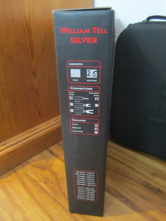 WILLIAM TELL Silver single wire 2.5 mtr