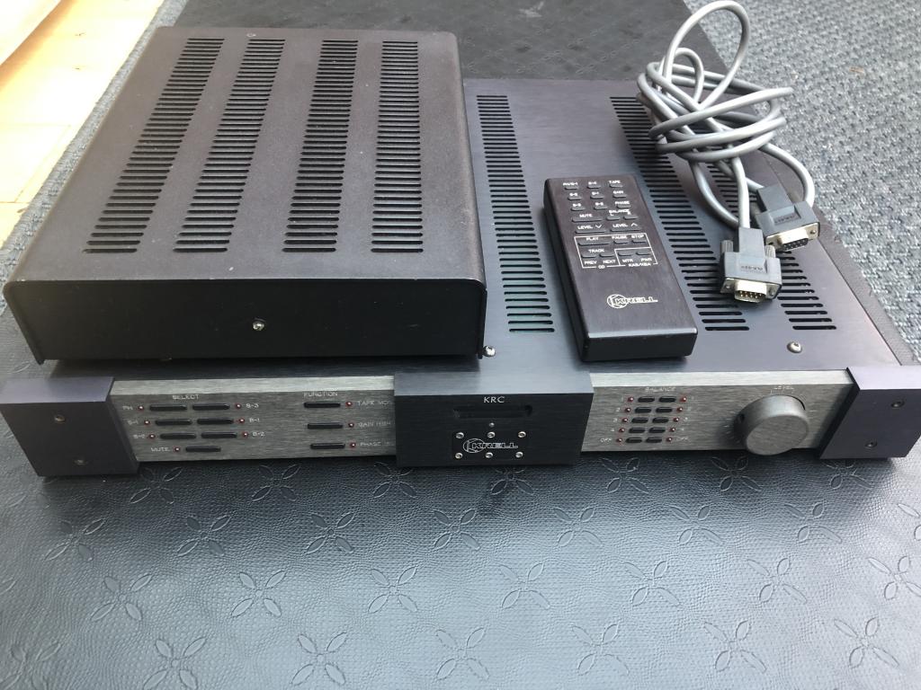 Krell KRCHR Reference Pre Amplifer + Power Supply + Krell KSA 50S