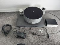 Acoustic Signature Challenger High End Plattenspieler in silber +Schieferplatte