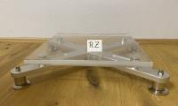 Endstufenbase; Unikat aus Alu und Acryl