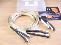 Big Silver Oval high end audio Bi-Wired speaker cables 3,0 metre