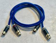 Goldkabel XLR Version Highline Serie / blaue Ummantelung