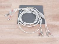 Dreamline highend silver audio speaker cables 2,5 metre