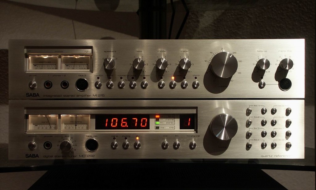 70´s HiFi - alte Schätzchen in Bestform! Neu bei Speakers Delight! Saba Vollverstärker MI 215 und Tuner MD 292!