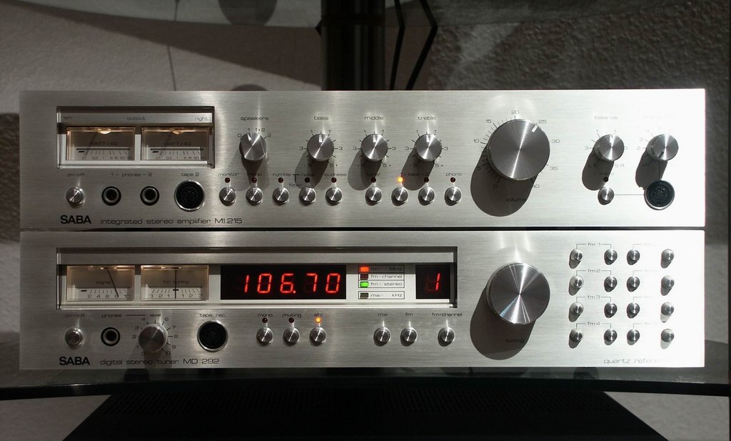 70´s HiFi - alte Schätzchen in Bestform!! Neu bei Speakers Delight! Saba Vollverstärker MI 215 und Tuner MD 292!