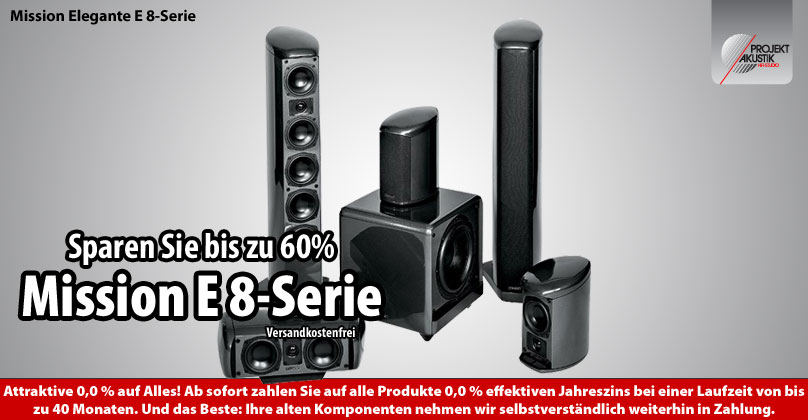 Mission Elegante E 8-Serie | Sichern Sie sich bis zu 60% Preisvorteil! 