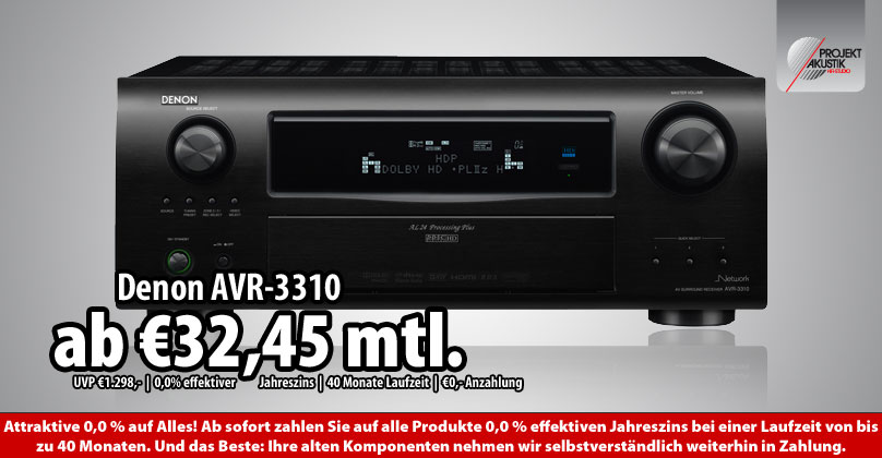 Denon AVR-3310 7.1-A/V-Receiver ab €32,45 mtl.*
