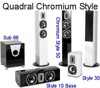NEU eingetroffen: Quadral Chromium Style Serie