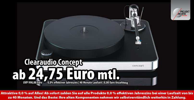 Clearaudio Concept ab 24,75 Euro mtl.