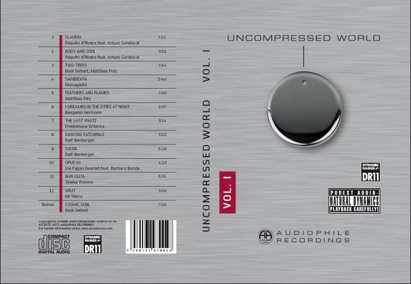 Accustic Arts uncompressed worls Vol.1 Accustic Arts uncompressed world cover