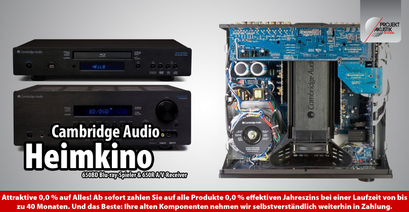 Genießen Sie Heimkino auf höchstem Niveau...