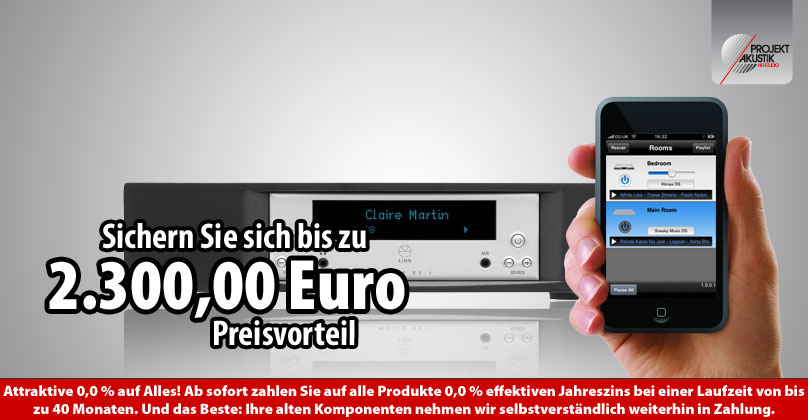 Linn DS-Promotion - Sichern Sie sich jetzt bis zu 2.300 EUR Preisvorteil...