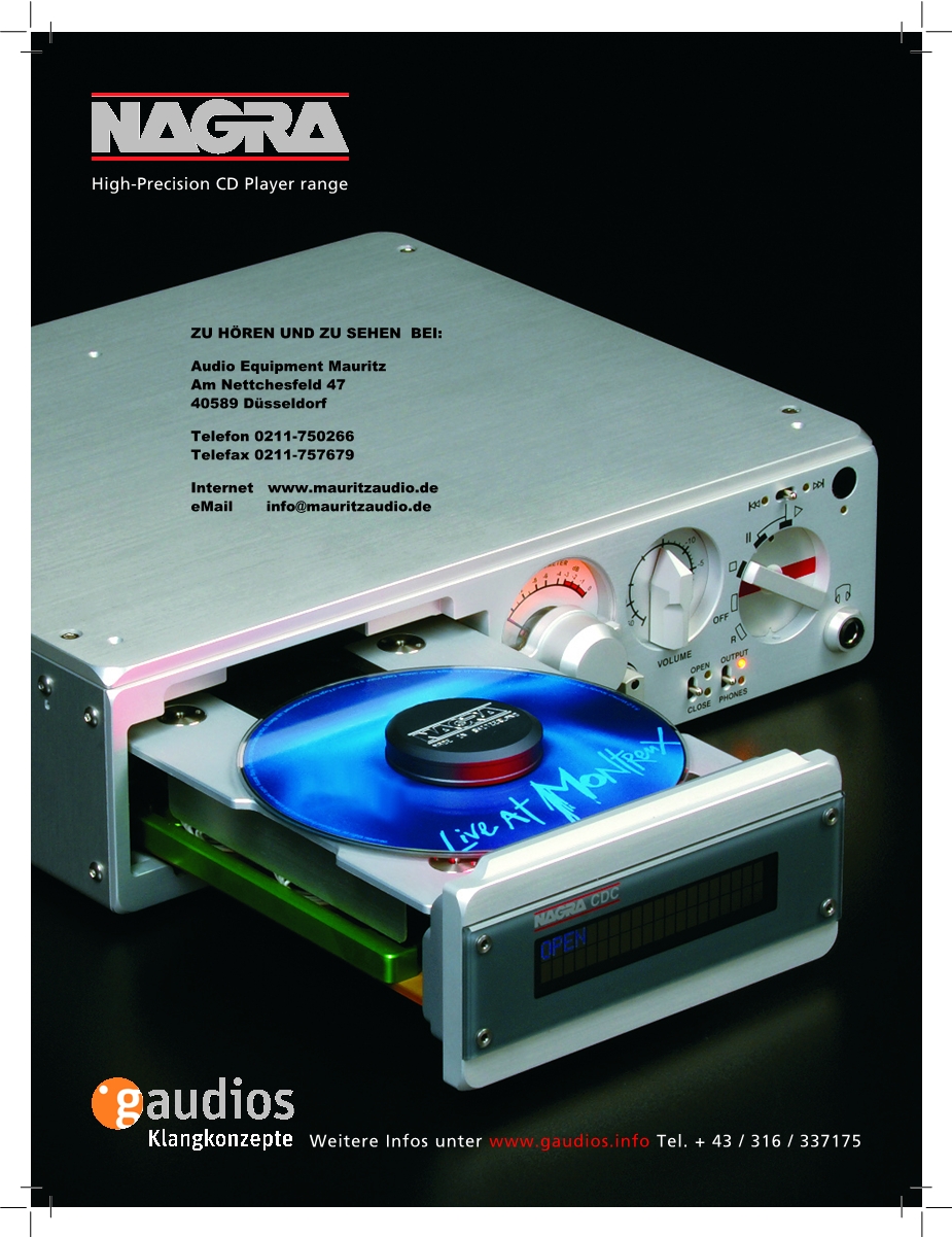 CD-Spieler des schweizer Herstellers NAGRA