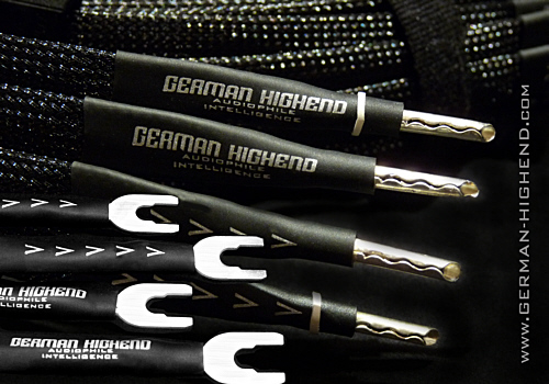 Reinsilber Stecker und Kabelschuhe Reinsilber Bananas und Kabelschuhe