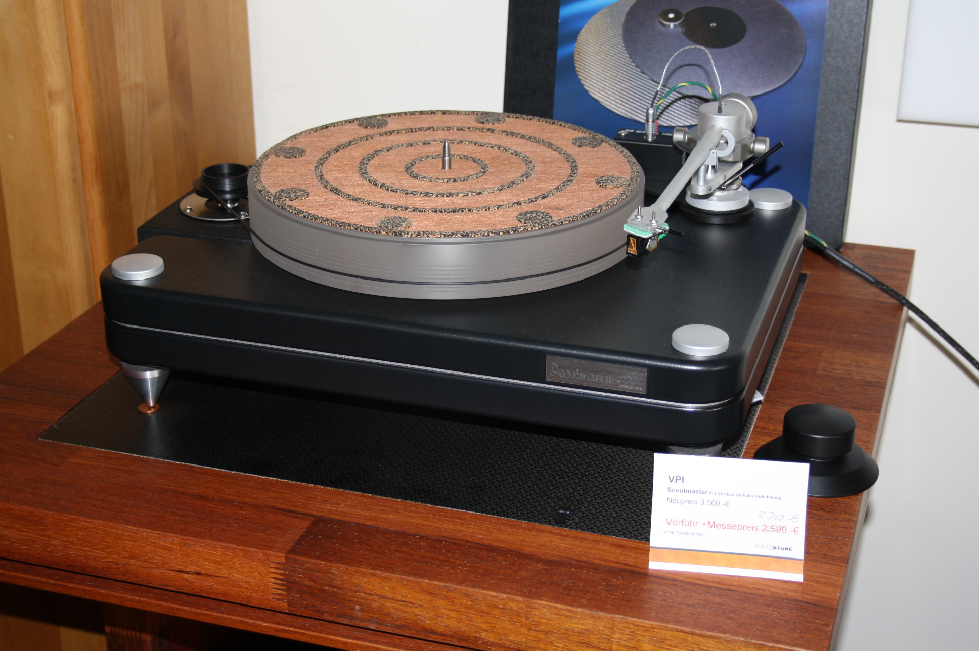 VPI Scoutmaster in der klangSTUBE VPI Scoutmaster mit Nordost Valhalla Verkabelung