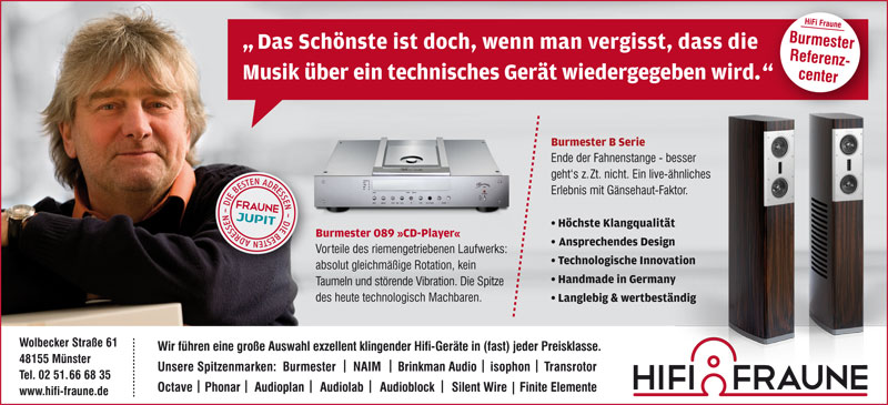 HiFi Fraune: Burmester Referenzcenter