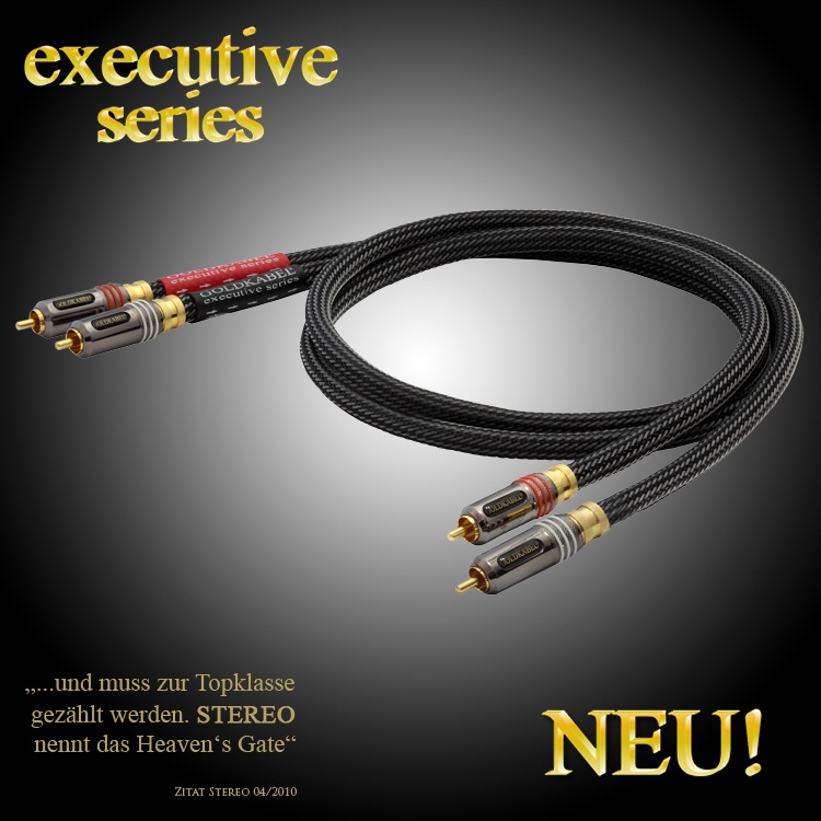 Goldkabel executive Serie - Cinchkabel
