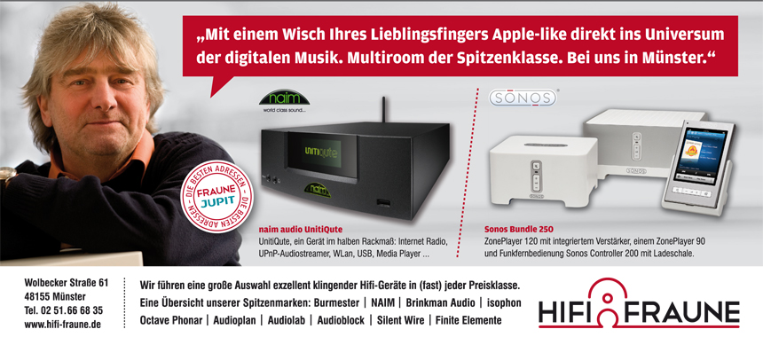 HiFi Fraune: Multiroom der Spitzenklasse. Bei uns in Münster