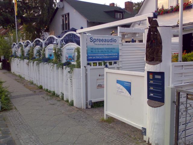 Spreeaudio hat für Sie umgebaut neu gestaltete Straßenfront von Spreeaudio