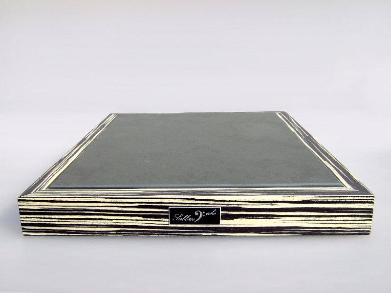 Subbase écho Makassar weiß/schwarz