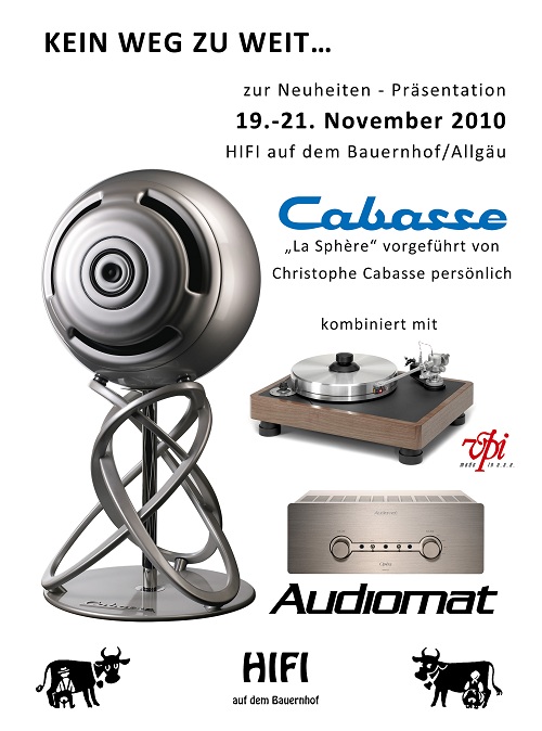 19.-21. November Neuheiten bei HIFI auf dem Bauernhof