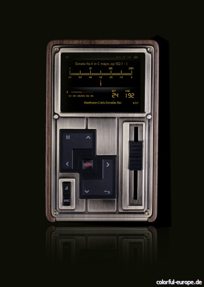 Colorfly - der weltweit erste mobile HiFi Player Colorlfy