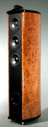 Formschöne Lautsprecher: Swans Diva Swans Diva 4.2 in vogelaugenahorn