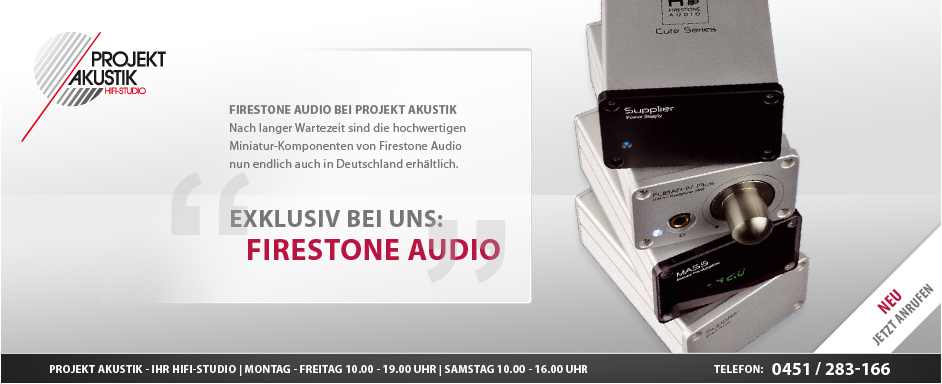 Firestone Audio bei Projekt Akustik