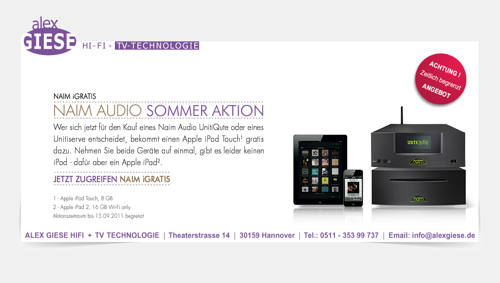 Die Naim promotion