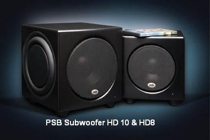 bassgewaltig PSB Subwoofer Sub 8 und Sub 10