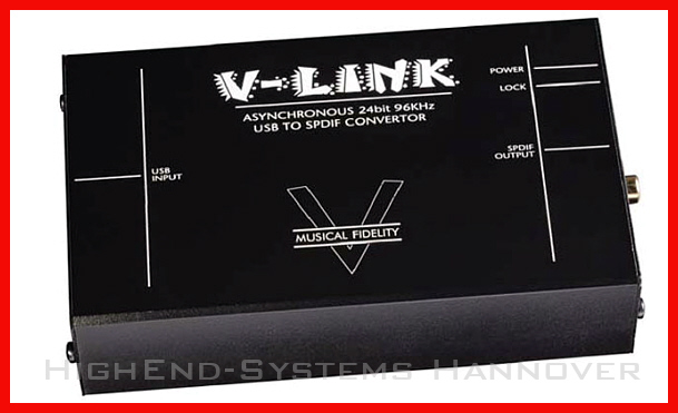 Pimp your PC-Sound ! USB Konverter, Musical Fidelity V-Link