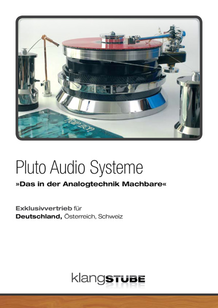 Ankündigung für den Vetrieb von Pluto Audio