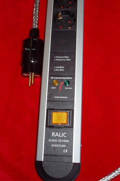 RALIC Audioline, die Netzleiste mit der besonderen Note. Audioline 6 V