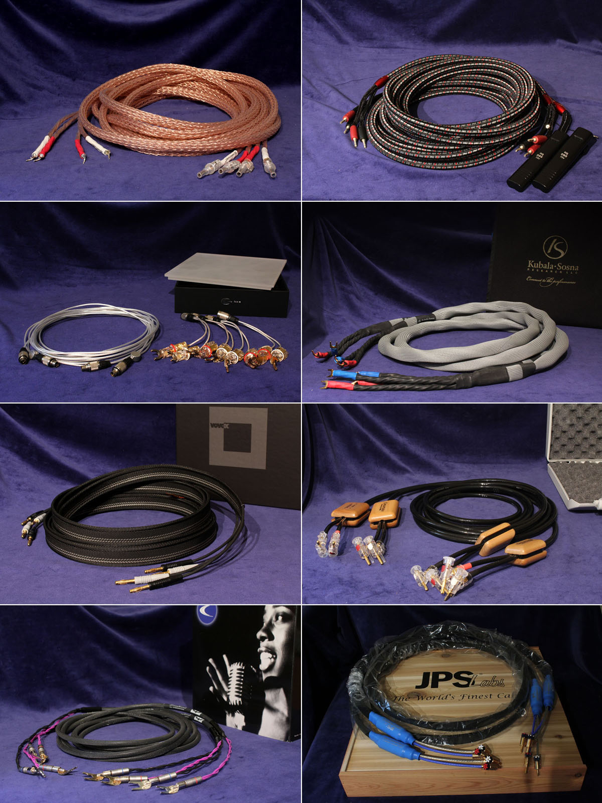 verschiedene Kabel im Vergleich...