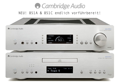 Cambridge Azur 851 A Vollverstärker und 851 C CD-Spieler Cambridge 851 A & C