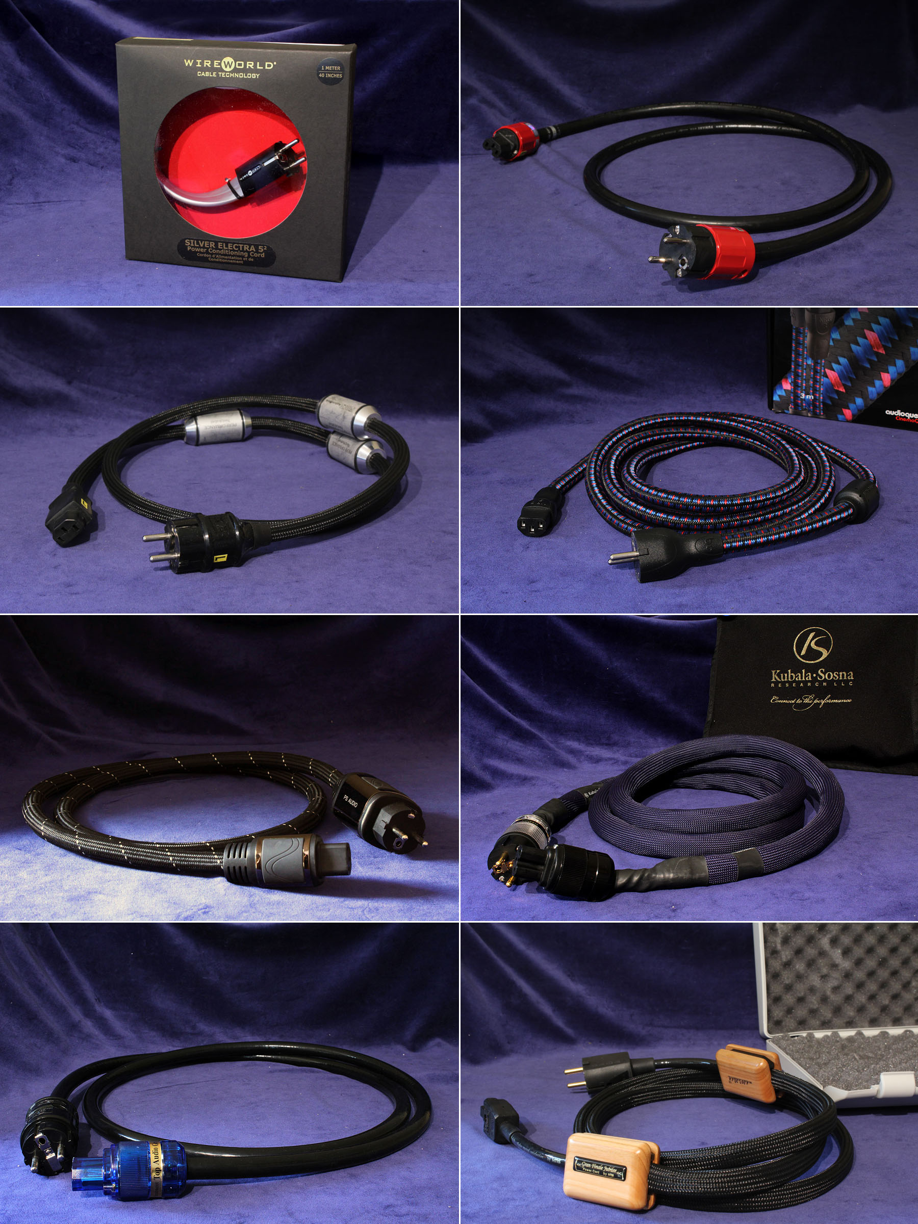 Kabel der klanglich wichtigsten Hersteller...