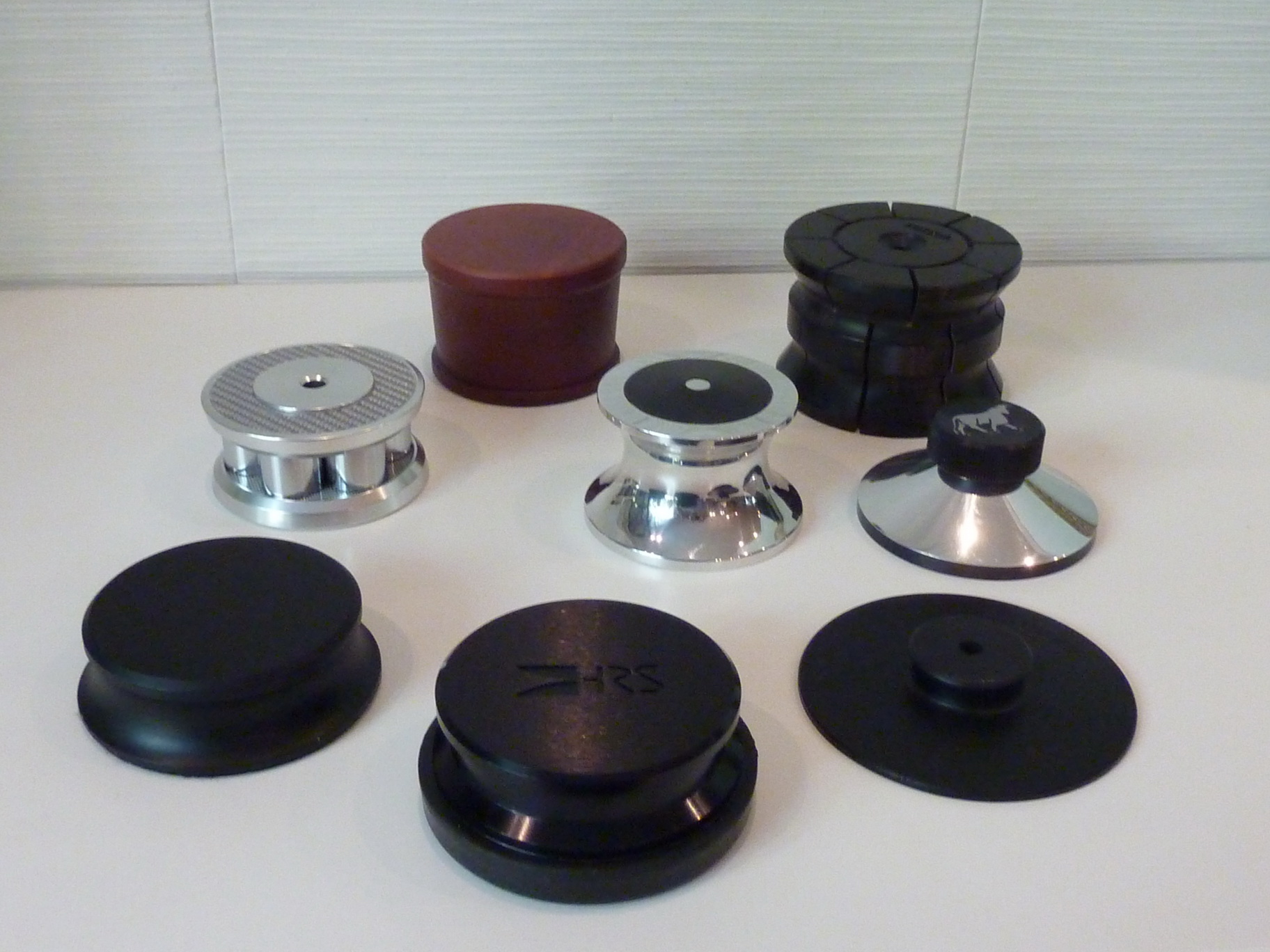 Plattenspieler-Tuning Plattengewichte machen Klang