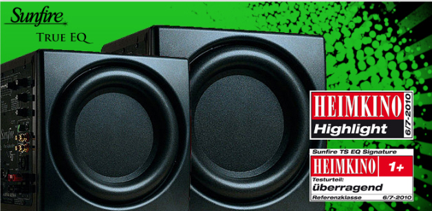 SUNFIRE TRUE EQ 12 Signature  Besser geht es nicht... Bob Car´s Powerwürfel