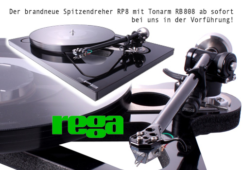 Rega RP8 / RB808 endlich eingetroffen! Rega RP8 und Tonarm RB808