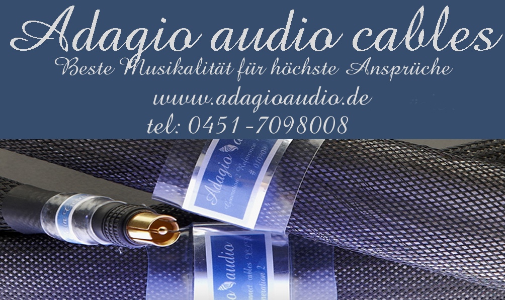 Adagio audio Reference Generation 2 cables Ausführung als AES/EBU, RCA, BNC