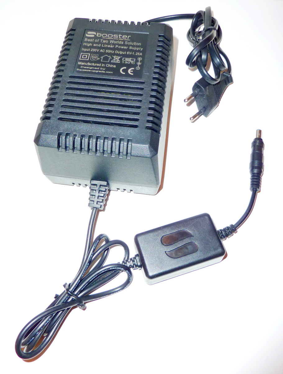 Klangtuning mit besserem Steckernetzteil Linear-Netzteil mit SBooster-Filter