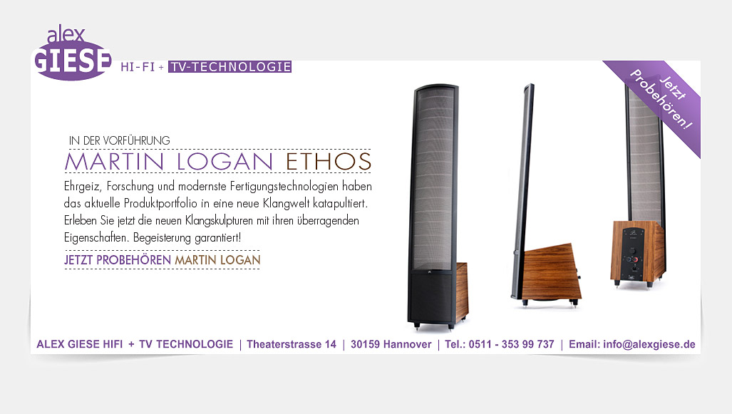 Martin Logan Summit X und Ethos